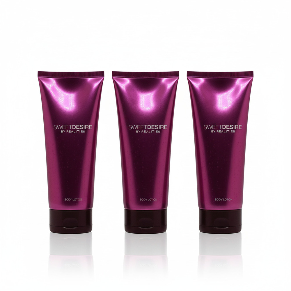 3 Pack Sweet Desire By Realities Body Lotion 6.7oz *New without Box* (Tester)